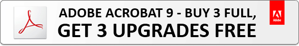 Special: Buy 3 Full Licenses of Acrobat 9 and Get 3 Upgrade Licenses Free