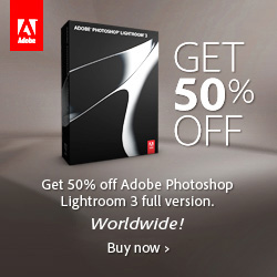 Get Adobe Lightroom 3 for Half Price! Get Adobe Lightroom 3 for Half Price!