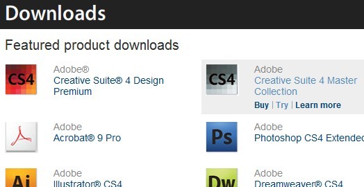 Download Free Adobe Trials