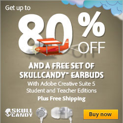 Save 80% on Student Editions + get free Skullcandy INK’d earbuds
