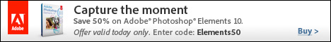 Capture the Moment: Get Adobe Elements 10 for Half Price! Capture the Moment: Get Adobe Elements 10 for Half Price!