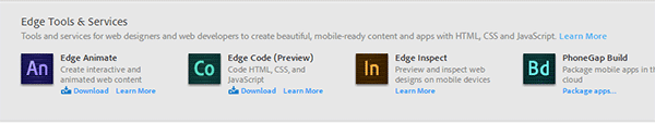 Download the Free Adobe Edge Tools & Services Now with Free Creative Cloud Membership Download the Free Adobe Edge Tools & Services Now with Free Creative Cloud Membership