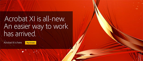 New Adobe Acrobat XI Is Now Available! Download a Free Trial Instantly