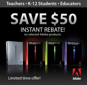 Save Even More on Already-Discounted Adobe Education Editions