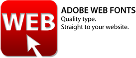 Try Adobe Web Fonts for free