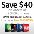 Save $40 on Adobe.com Orders with Coupon Code, for 7 Days Only