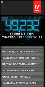 Search 50,000 Current Employment Openings Requiring Adobe Skills