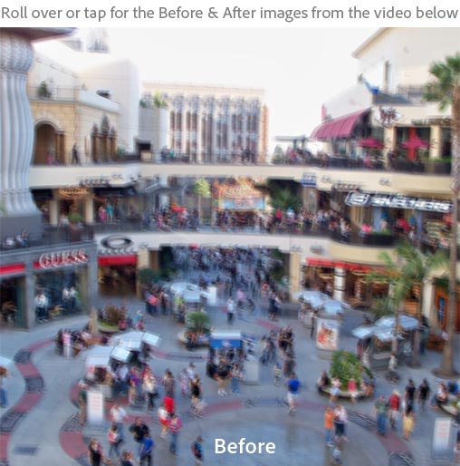 Adobe Photoshop (CS6?) Sneak Peek: Photo Deblurring