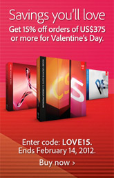 Save 15% on Adobe.com Orders with Coupon Code, for 8 Days Only