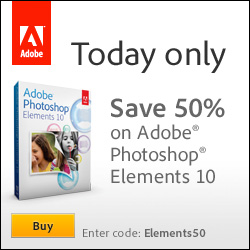 Capture the Moment! Save 50% on Adobe Elements 10