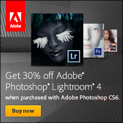 Get 30% off Adobe Lightroom 4 (or $99) When Purchased Together with Photoshop CS6