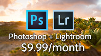 The Photoshop + Lightroom Photography Plan - Now $10/Month for Everyone!