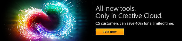 Offer Ending Soon! Existing CS Customers: Upgrade to Adobe CC and Save 40% Off the Regular Price