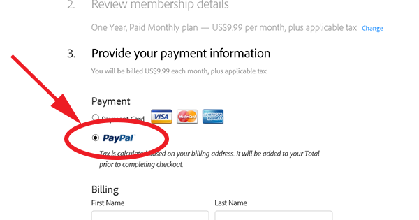 How to Pay Adobe with PayPal, or Buy CC Without a Credit Card