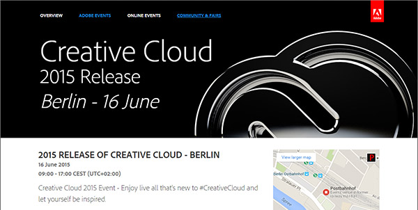 Learn More About the Free Online Adobe CC 2015 Launch Event in Germany