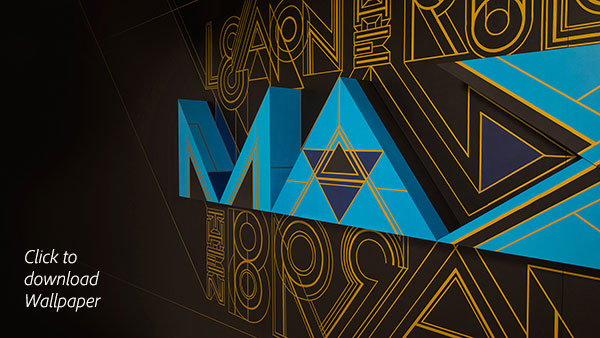 Download the Popular Adobe MAX 2015 Wallpaper (Full-Sized Hi-Res for Your Desktop)