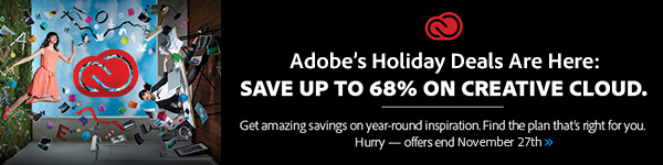 Adobe Black Friday Deals: Save Up to 68% on Creative Cloud!