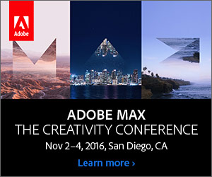 Adobe MAX 2016—The Creativity Conference: Learn More!