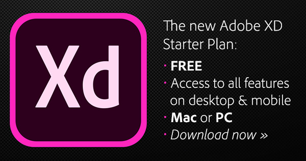 Download the Free, Full Version of Adobe XD with the New Starter Plan