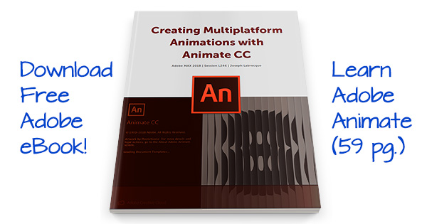 Download Free New Adobe Animate CC Workbook + Sample Assets