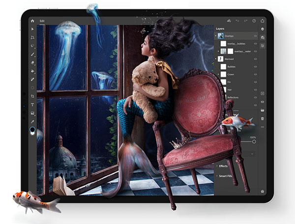 New Adobe Photoshop on iPad 1.0 Is Out!