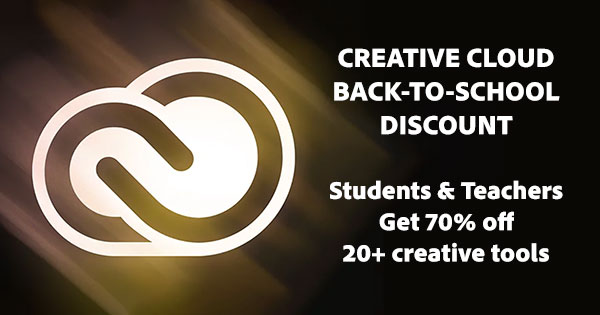 adobe creative cloud student discount