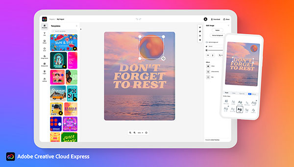 How to Create a Social Media Post with Adobe Express