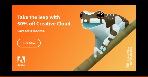 Buy the Creative Cloud All Apps Plan and Save 50% for the First 3 Months