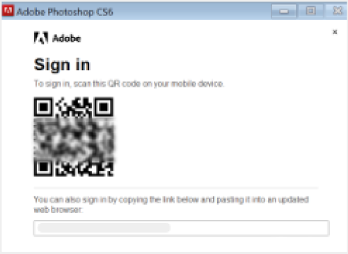 To sign in, scan this QR code on your mobile device