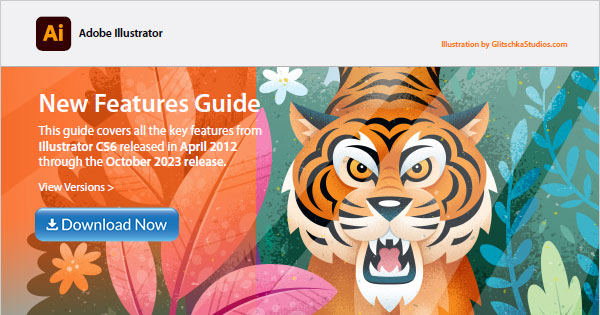 Download the Adobe Illustrator New Features Guidebook