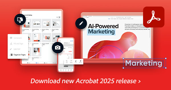 Direct Download Links for Acrobat Pro, Standard & Reader DC 2025