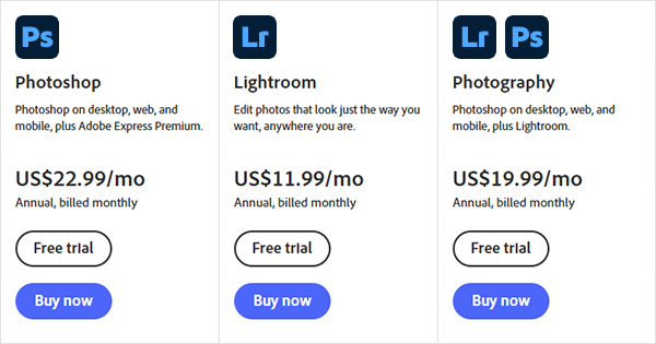 Get Photoshop + Lightroom + More for $19.99/Month with the Adobe Photography Plan
