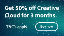 New Offer: Get Half Off Adobe Creative Cloud Pro for First 3 Months